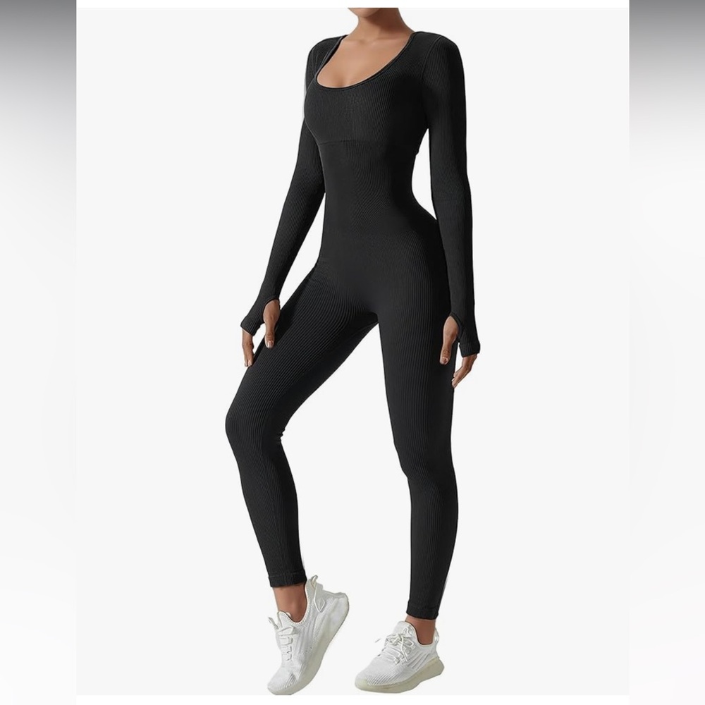 Black Long Sleeve Bodysuit